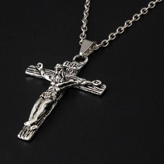The Cross INRI Crucifix Pendant And Necklace