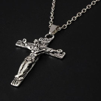The Cross INRI Crucifix Pendant And Necklace
