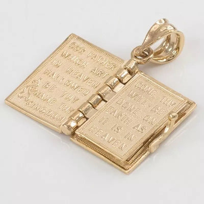 Bible Necklace Personalized Bible Book Pendant
