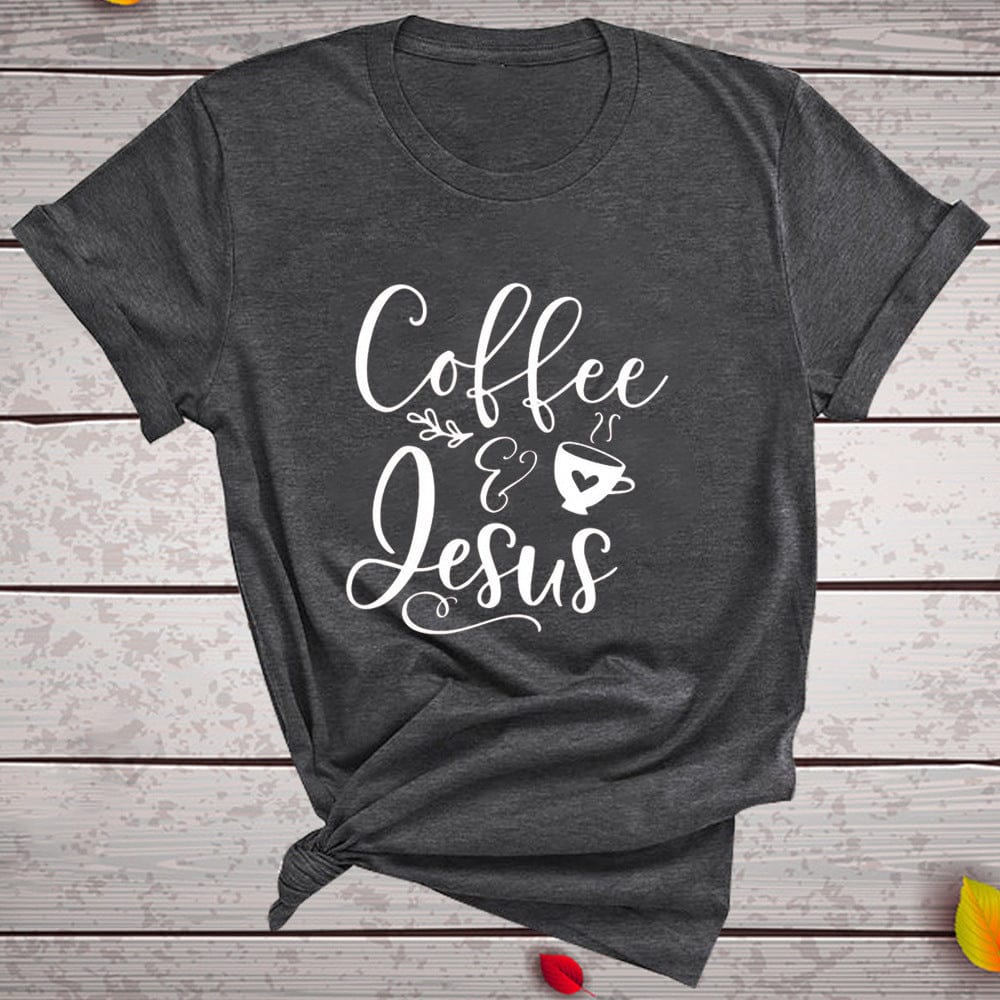 Jesus and Coffee Womens T-Shirt