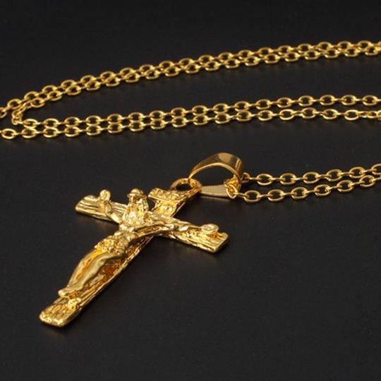 The Cross INRI Crucifix Pendant And Necklace