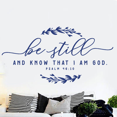 Be Still And Know That I Am EBible Wall Sticker