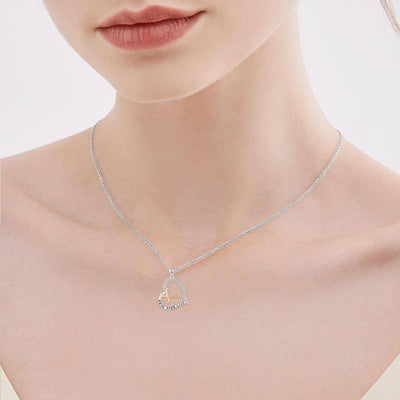 Silver Cross Faith Hope Love Necklace Jewelry