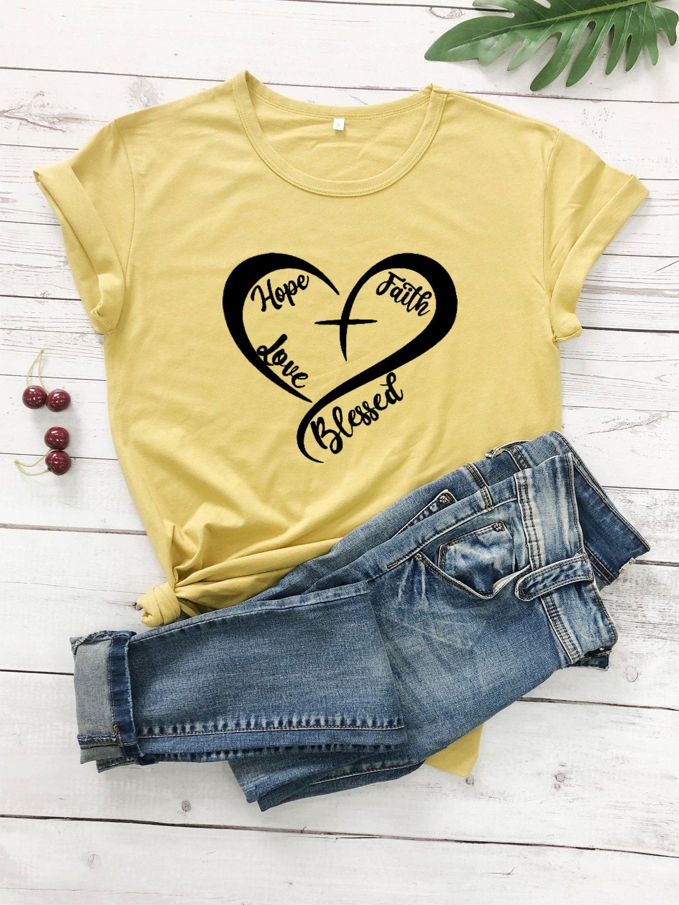 Hope Faith Love Blessed T-shirt