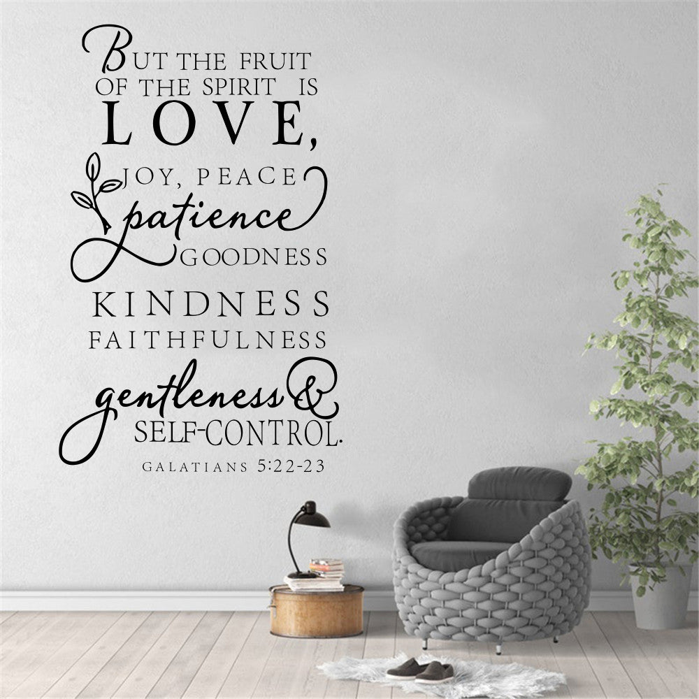English Bible Quotes Wall Sticker