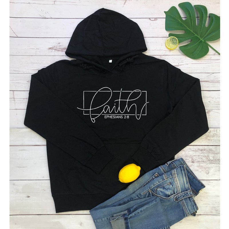 Faith Hooded Pocket Sweatshirt