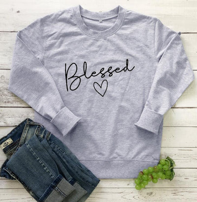 Blessed with a Heart Sweatshirt