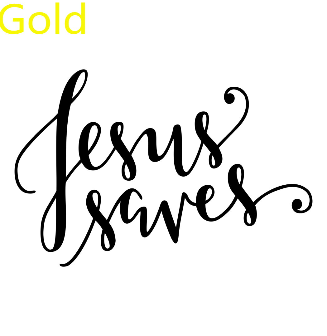 Jesus Saves Christian Decal