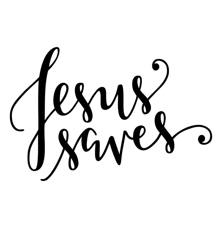 Jesus Saves Christian Decal