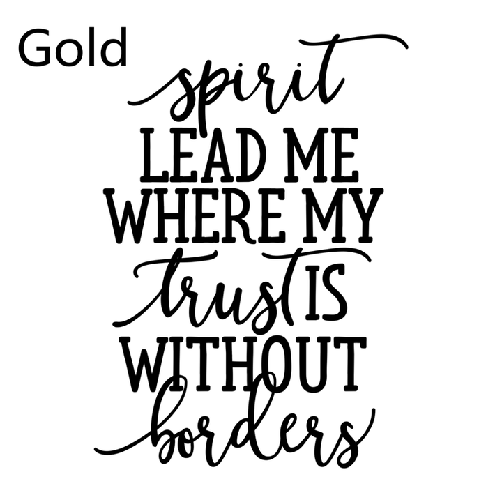 Spirit Lead Me Christian Decal