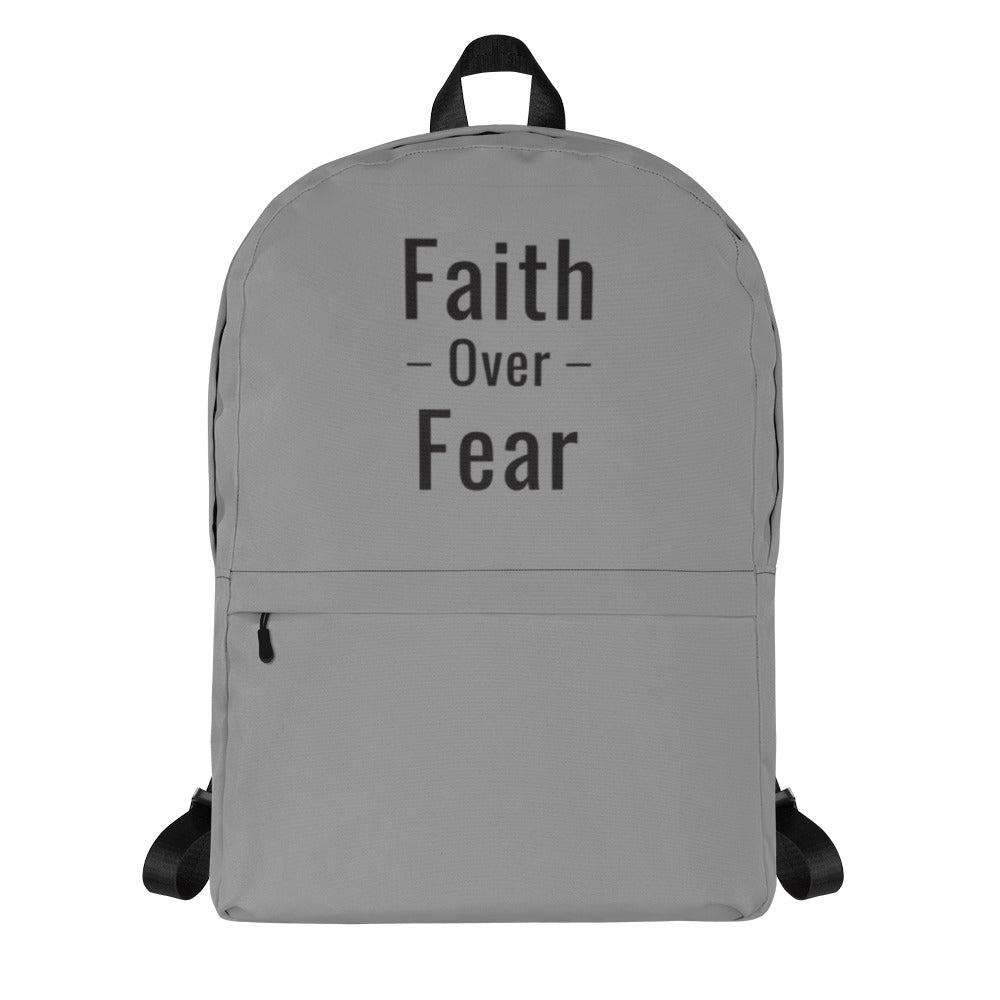 F&H Christian Faith over Fear Backpack - Faith and Happiness Store