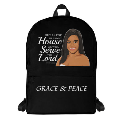Black Backpack Women | Grace Backpack | Faith and Happiness Store