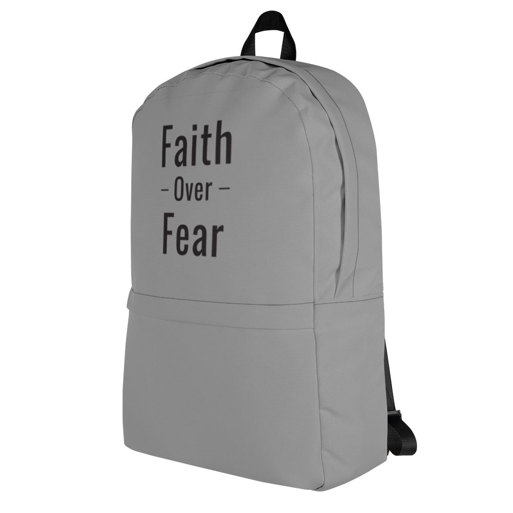 F&H Christian Faith over Fear Backpack - Faith and Happiness Store