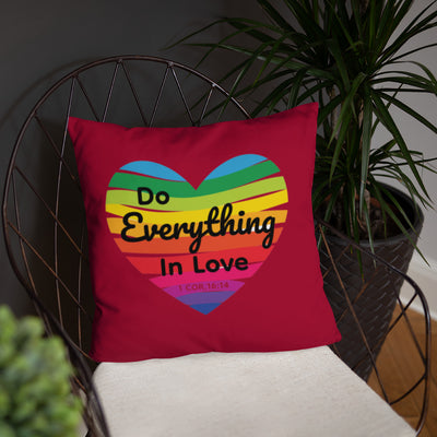 F&H Christian Do Everything in Love Throw Pillow