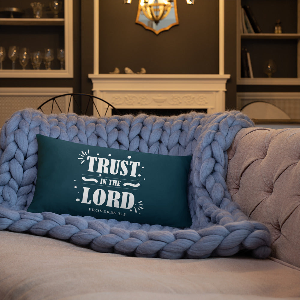 F&H Christian Trust in the Lord Throw Pillow