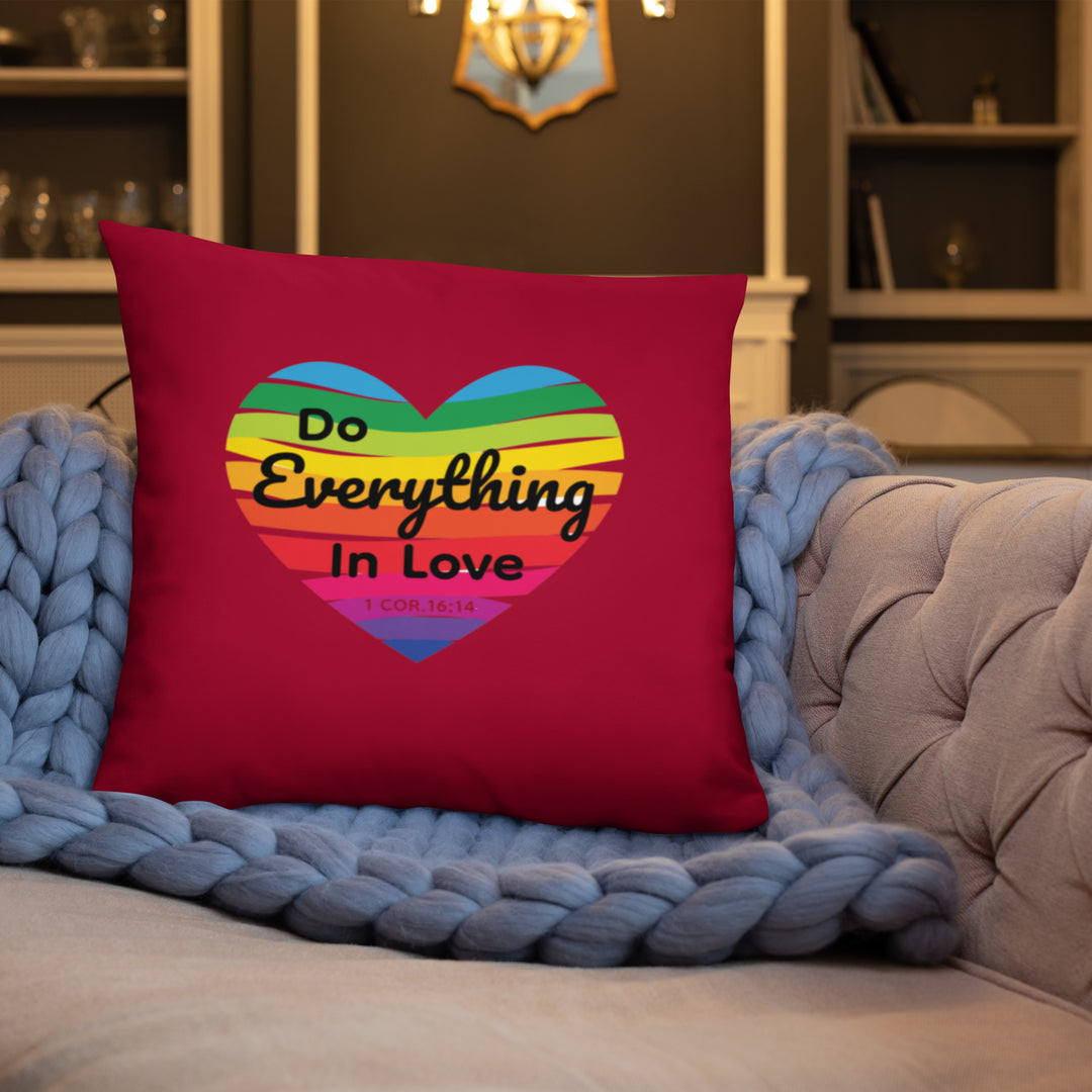 F&H Christian Do Everything in Love Throw Pillow