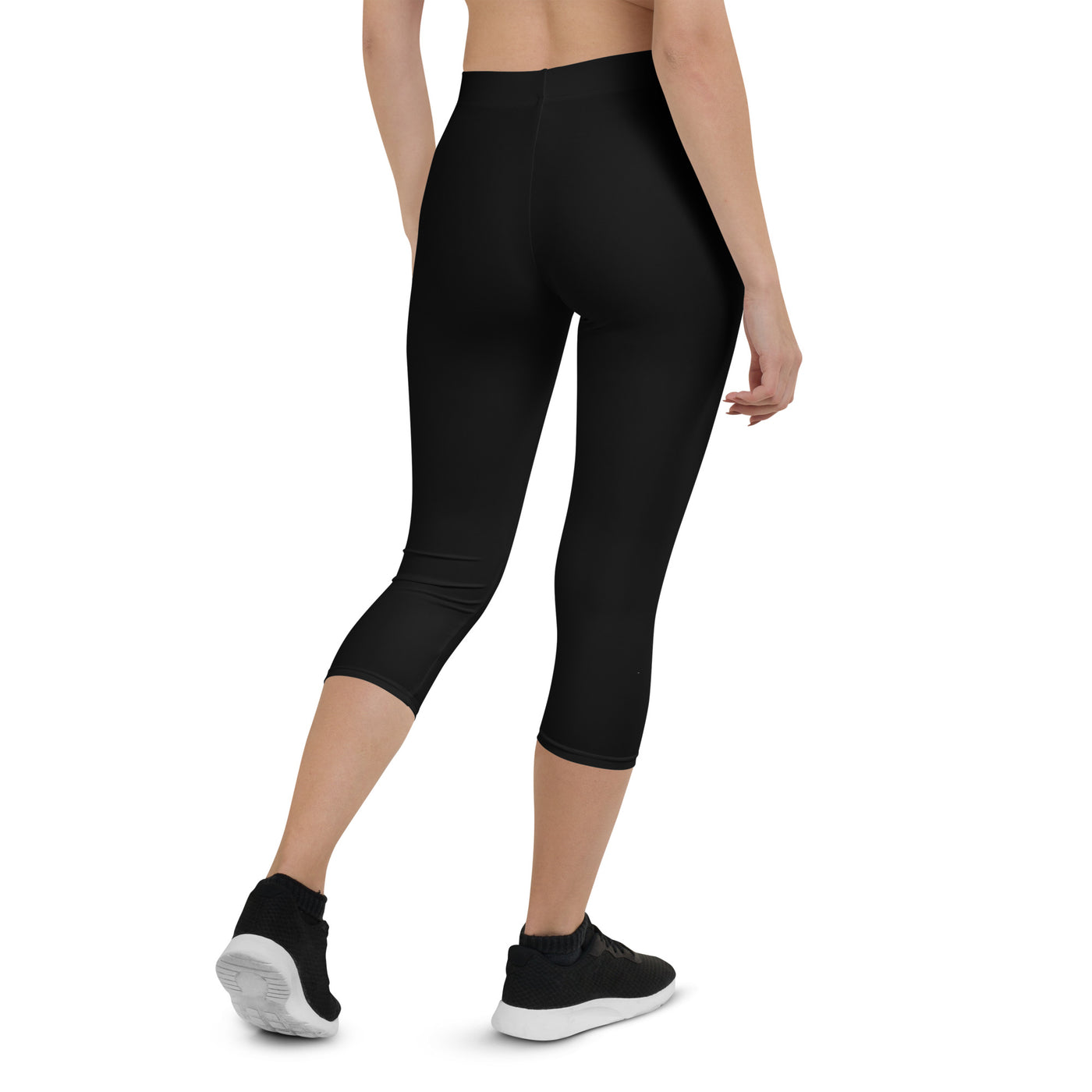 F&H Christian Cross Capri Leggings - Faith and Happiness Store