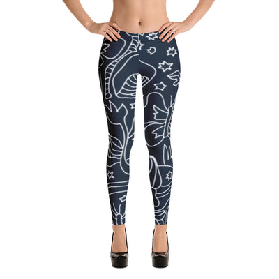 F&H Christian Peaceful Print Leggings - Faith and Happiness Store