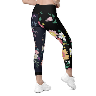 F&H Christian Peaceful Leggings with pockets - Faith and Happiness Store