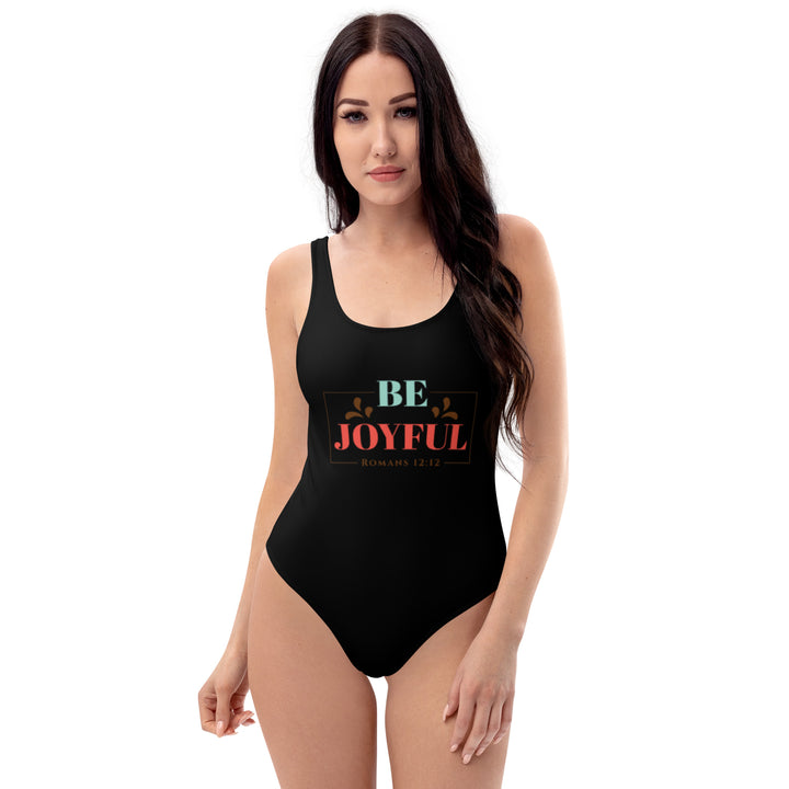 F&H Christian Be Joyful One-Piece Swimsuit