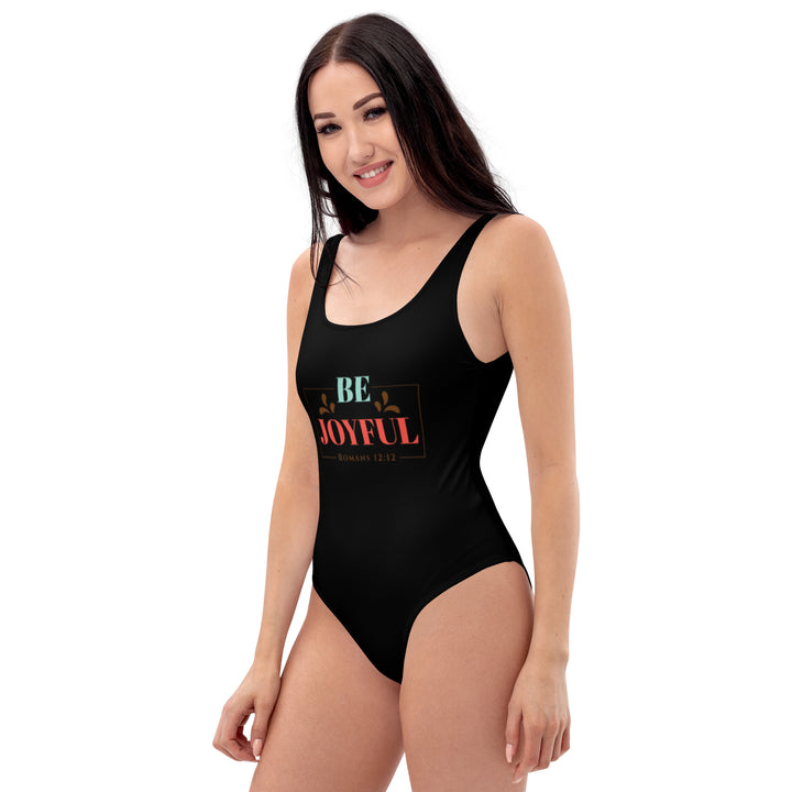 F&H Christian Be Joyful One-Piece Swimsuit