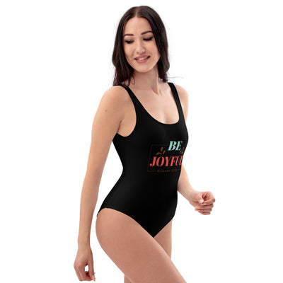 F&H Christian Be Joyful One-Piece Swimsuit