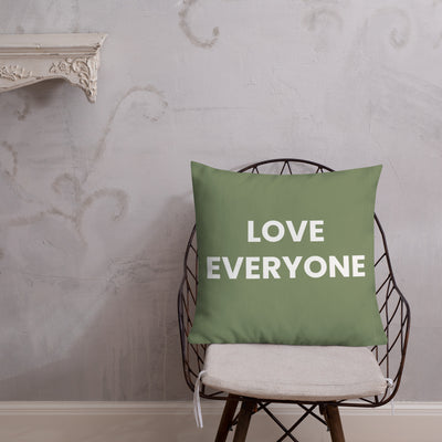 F&H Christian Love Everyone Premium Throw Pillow - Faith and Happiness Store