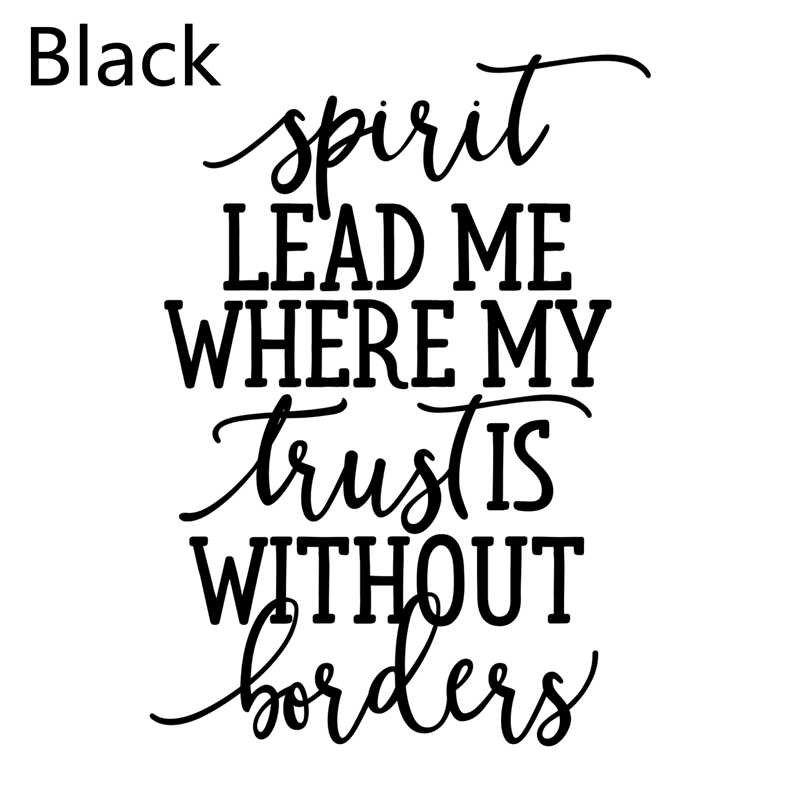 Spirit Lead Me Christian Decal