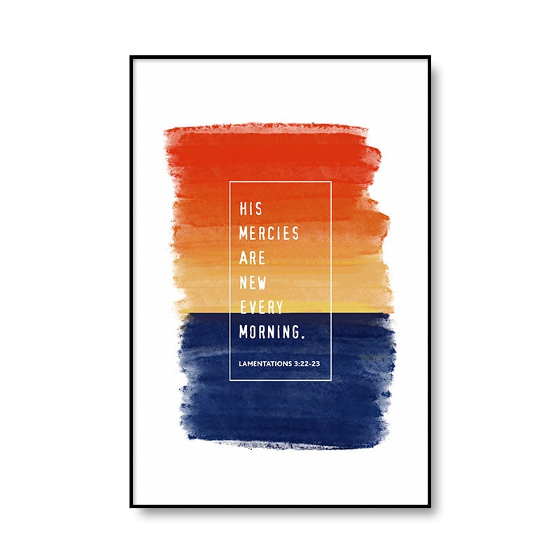 Bible Verses Christian Canvas Painting