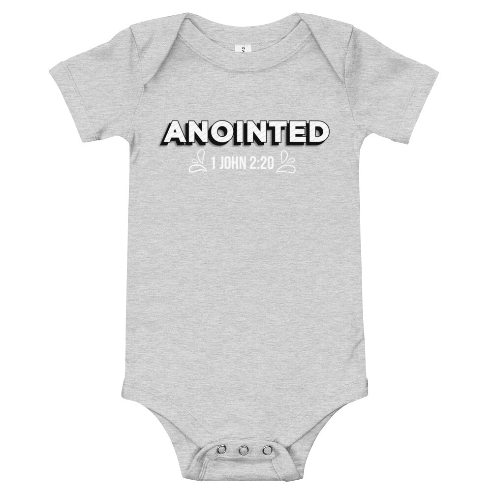 F&H Christian Anointed Baby short sleeve one piece baby body suit