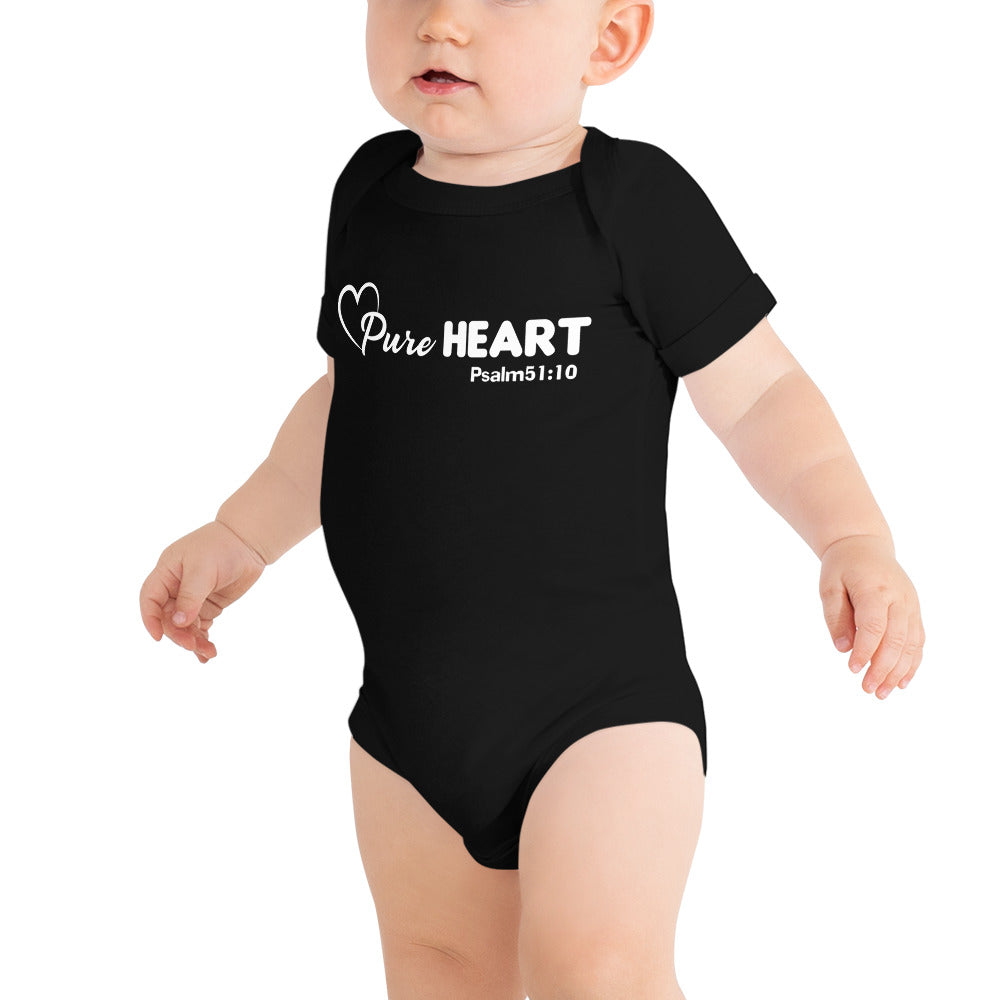 F&H Christian Pure Heart Baby short sleeve one piece
