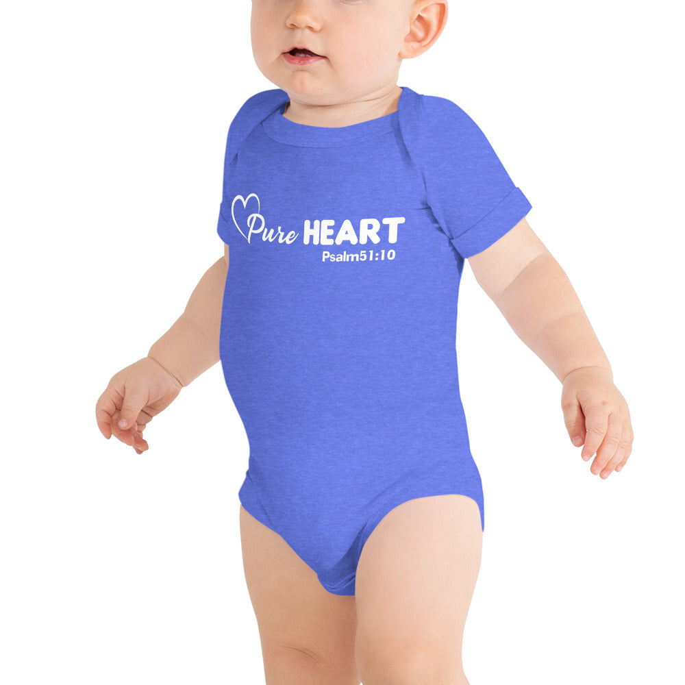 F&H Christian Pure Heart Baby short sleeve one piece