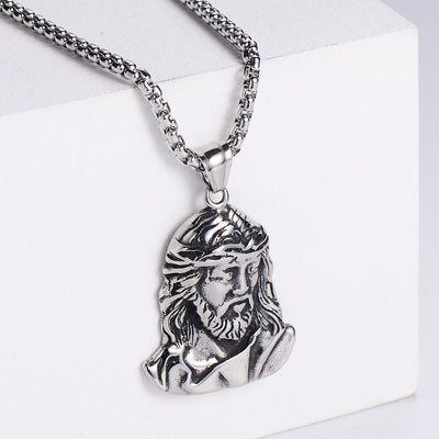 Titanium Steel Jewelry Religious Christian Jesus Stainless Steel Pendant