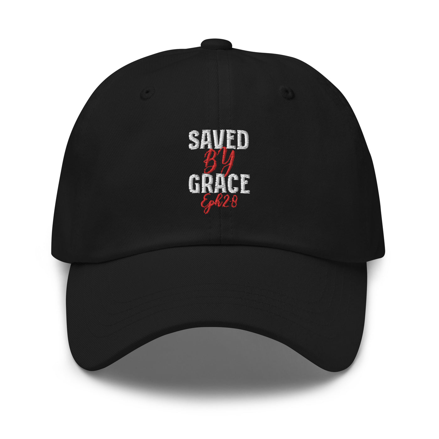 F&H Christian Saved By Grace Ephesians 2:8 Baseball hat