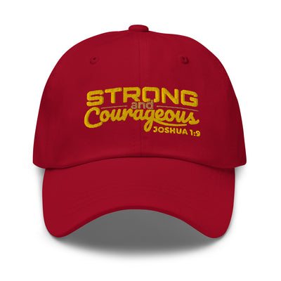 F&H Christian Strong and Courageous Baseball hat - Faith and Happiness Store