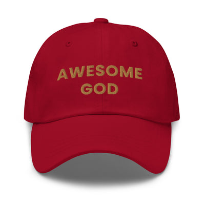 F&H Christian Awesome God Baseball Hat - Faith and Happiness Store