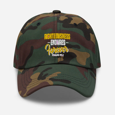 F&H Christian Righteousness Endures Forever Baseball Hat