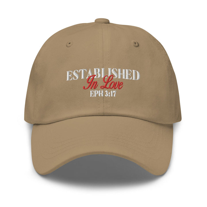 F&H Christian Established In Love Ephesians 3:17 Baseball Hat