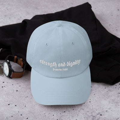 F&H Christian Strenght and Dignity Baseball Hat - Faith and Happiness Store