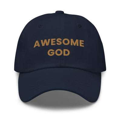 F&H Christian Awesome God Baseball Hat - Faith and Happiness Store