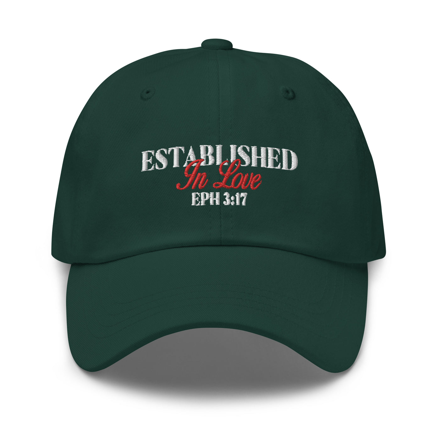 F&H Christian Established In Love Ephesians 3:17 Baseball Hat