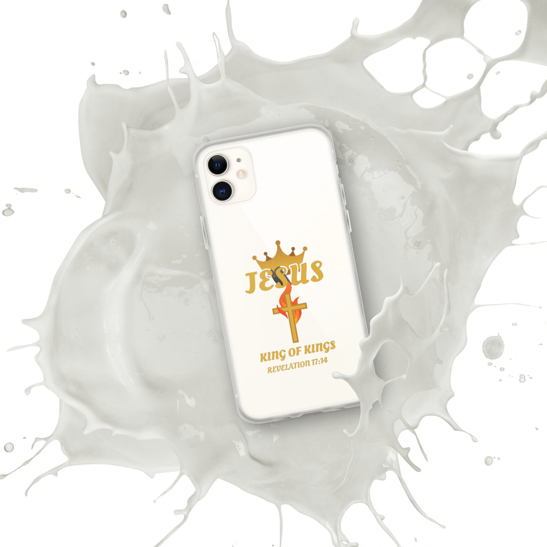 F&H Christian Jesus King of Kings Clear Case for iPhone®