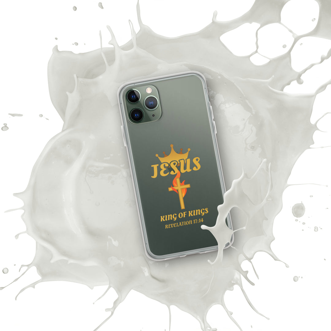 F&H Christian Jesus King of Kings Clear Case for iPhone®