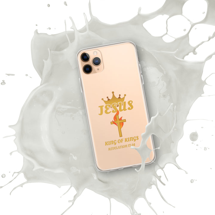 F&H Christian Jesus King of Kings Clear Case for iPhone®