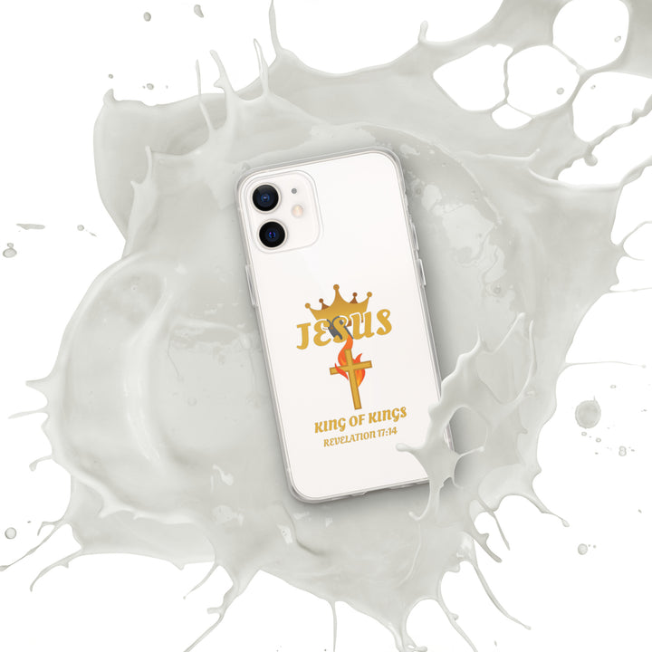 F&H Christian Jesus King of Kings Clear Case for iPhone®