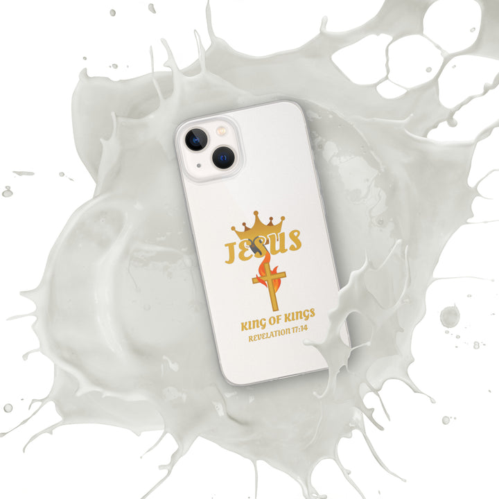 F&H Christian Jesus King of Kings Clear Case for iPhone®