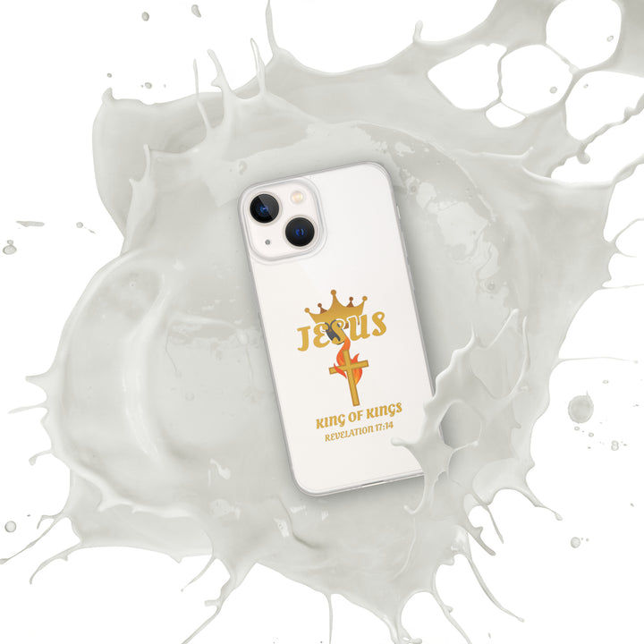 F&H Christian Jesus King of Kings Clear Case for iPhone®