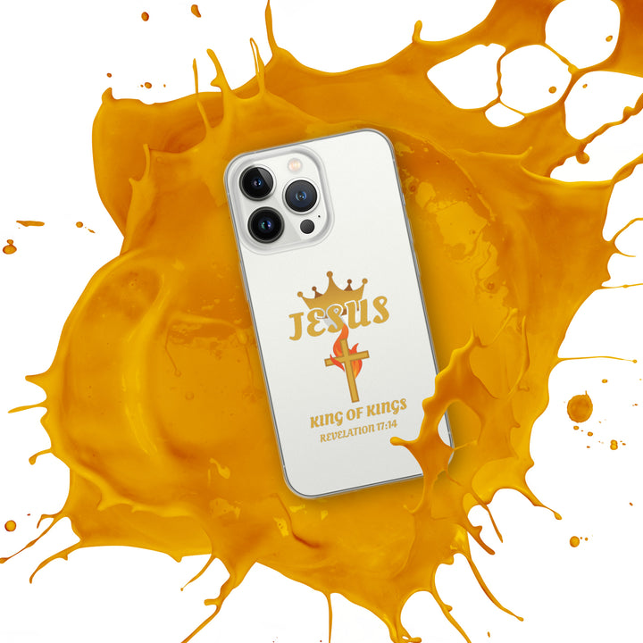 F&H Christian Jesus King of Kings Clear Case for iPhone®