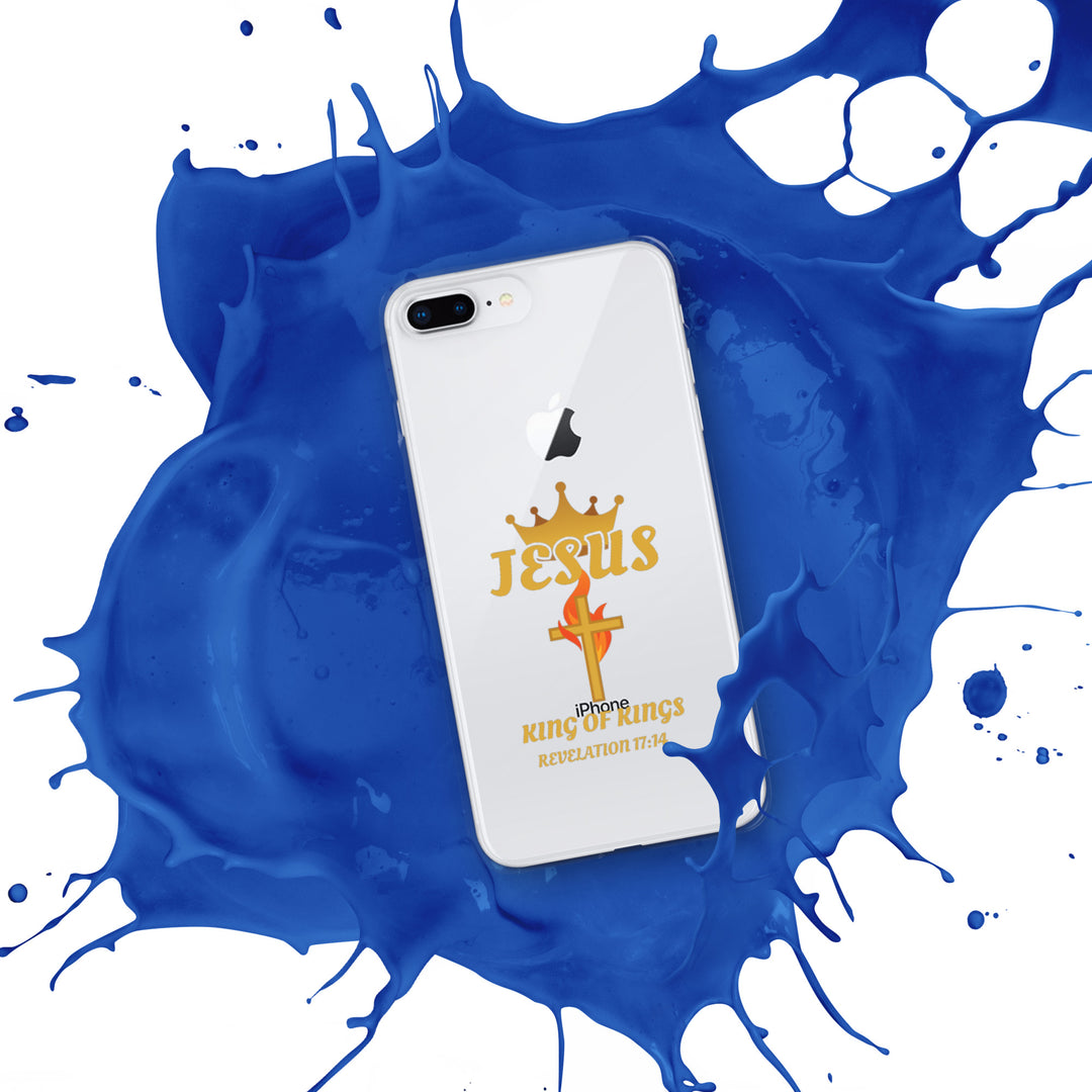 F&H Christian Jesus King of Kings Clear Case for iPhone®
