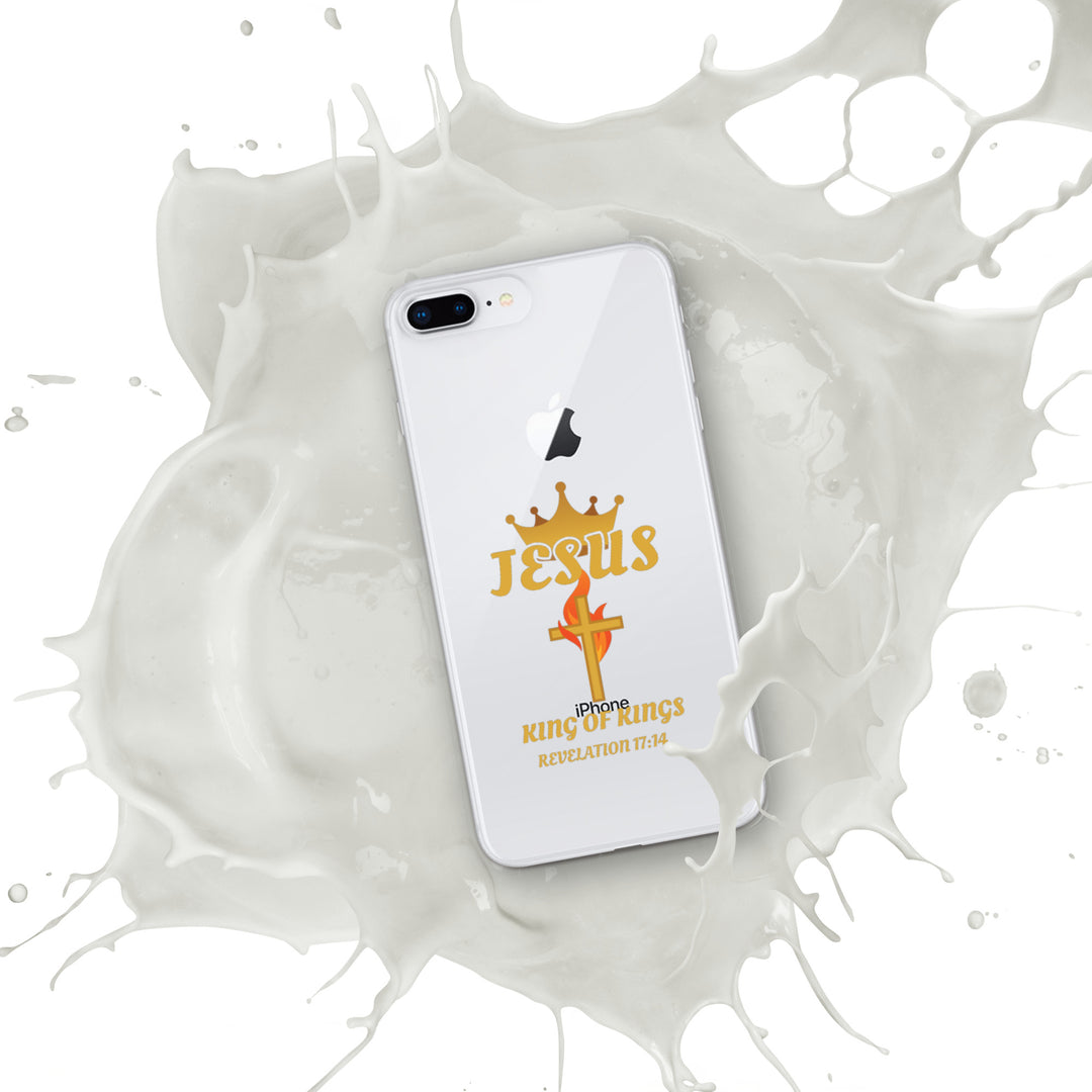 F&H Christian Jesus King of Kings Clear Case for iPhone®